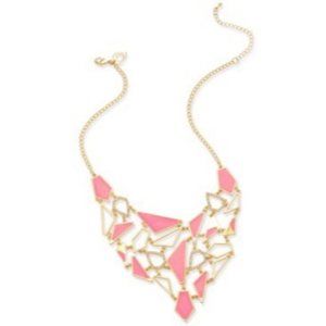 Thalia Sodi Gold Tone Geometric Print Statement